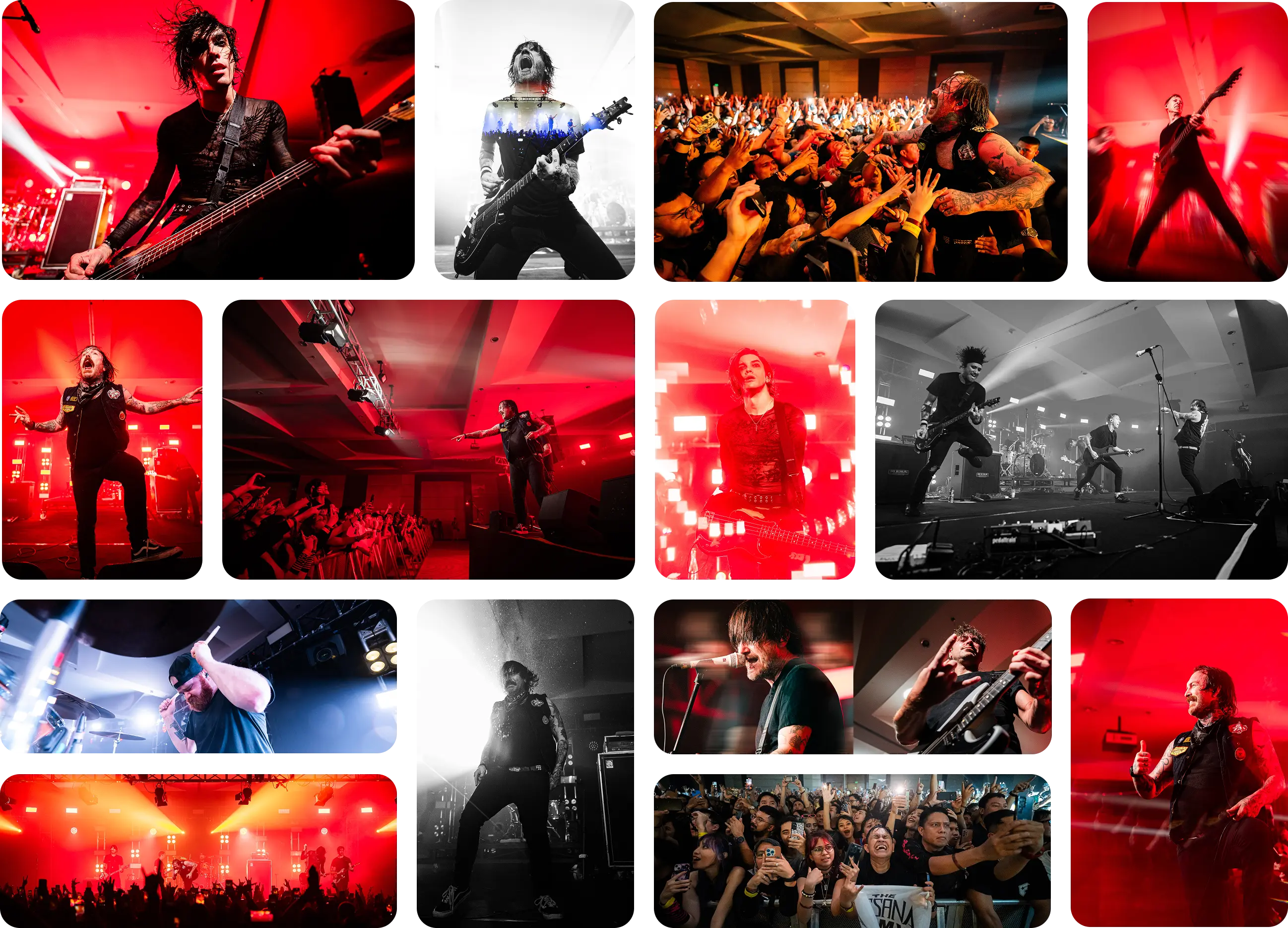 Alesana Live In Jakarta 2025 - Collage