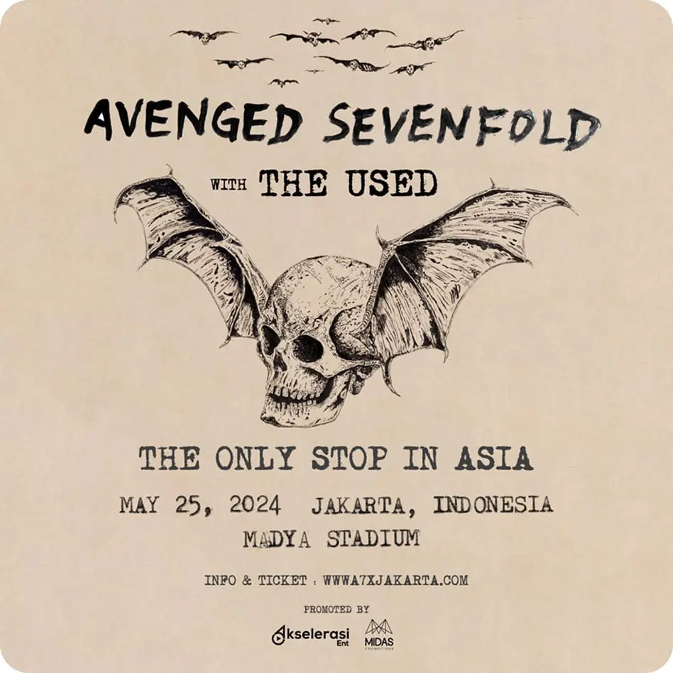 Avenged Sevenfold with The Used: The Only Stop In Asia
