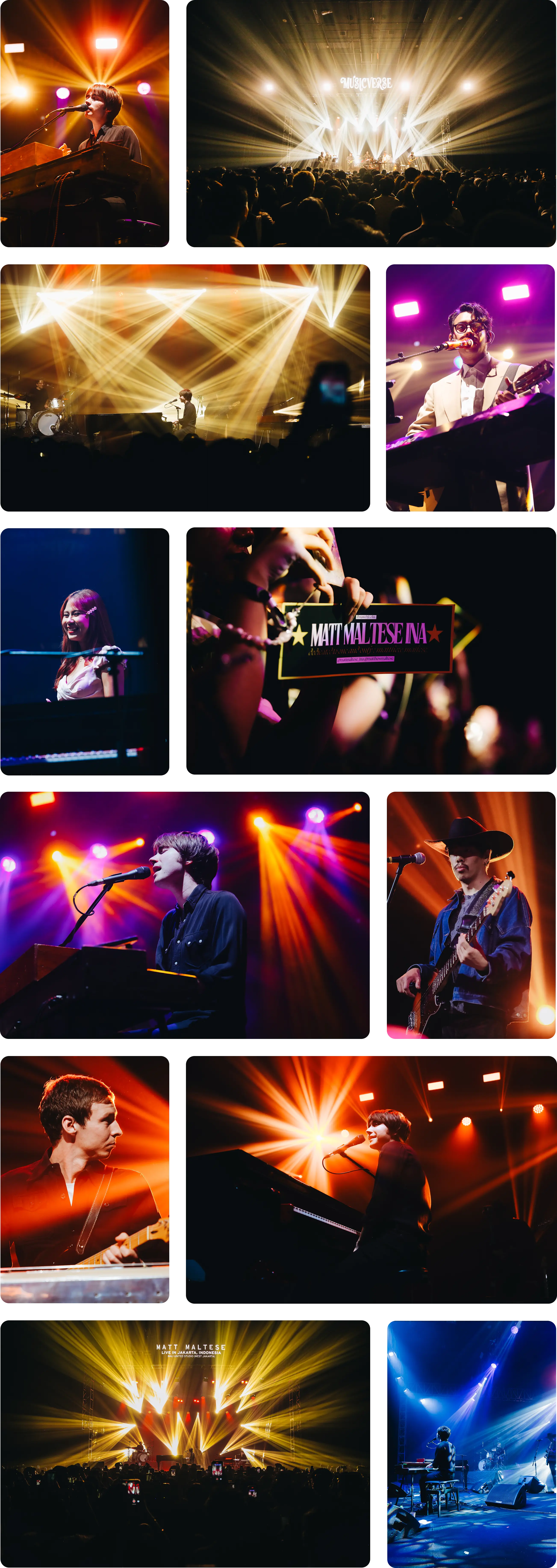 Matt Maltese Live in Jakarta 2024 - Collage