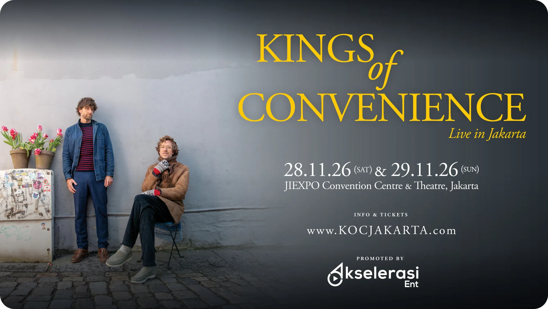 Kings of Convenience Live in Jakarta 2026